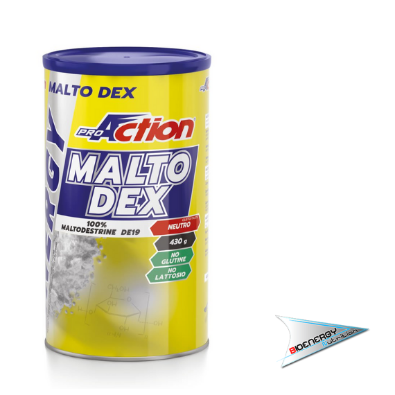 Pro Action-MALTO DEX ENERGY (Gusto: Neutro - Conf. 430 gr)      